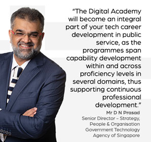 Quote by Mr D N Prasad, SD, GovTech