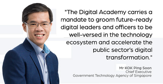 Quote by Mr Kok Ping Soon, CE, GovTech